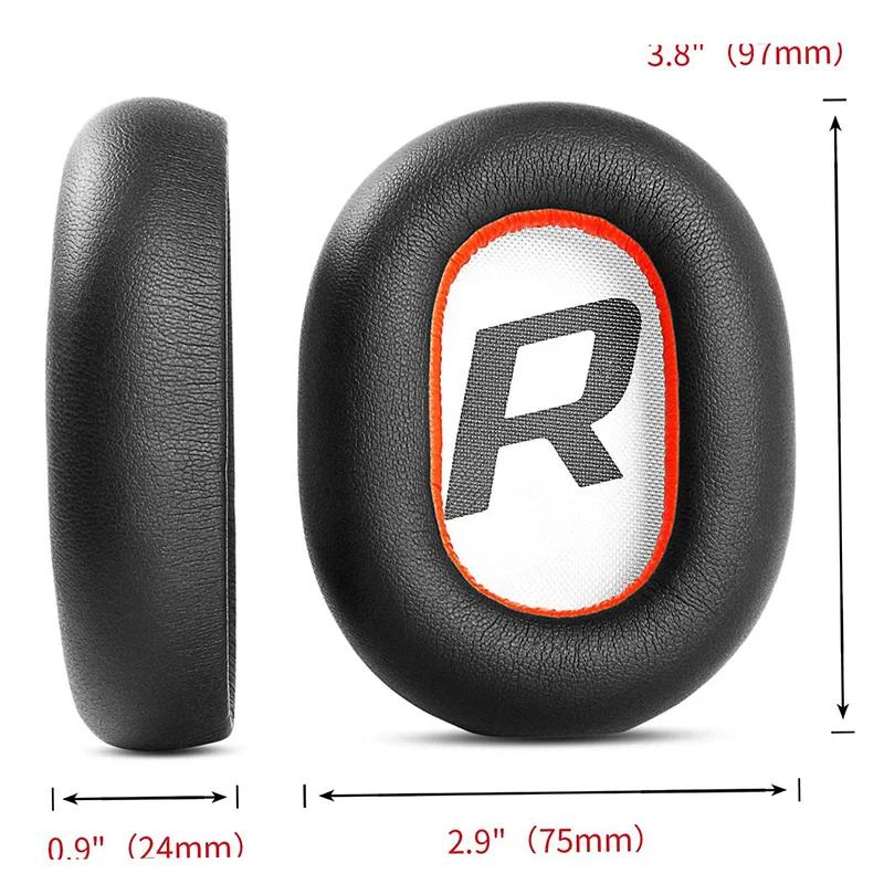 Replacement Protein Leather Ear Pads Cushion Cover Earpads for Plantronics Backbeat Pro 2 SE 8200UC Headset