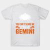 T Shirt Women You Cant Scare Me Im Gemini Ghost Halloween Harajuku Print Kawaii Tshirt Summer Short Sleeve Female T-Shirt Top Tee