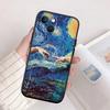 Чехол для телефона 'Звездная ночь' Ван Гог для OPPO A3 Pro A72 A74 A76 A77 A77S A78 A79 A94 A95 A96 A18 A40M A58