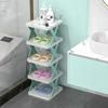 Plastic Folding Shoe Racks Detachable Multi Layer Simple Shoes Shelf  Student Dormitory