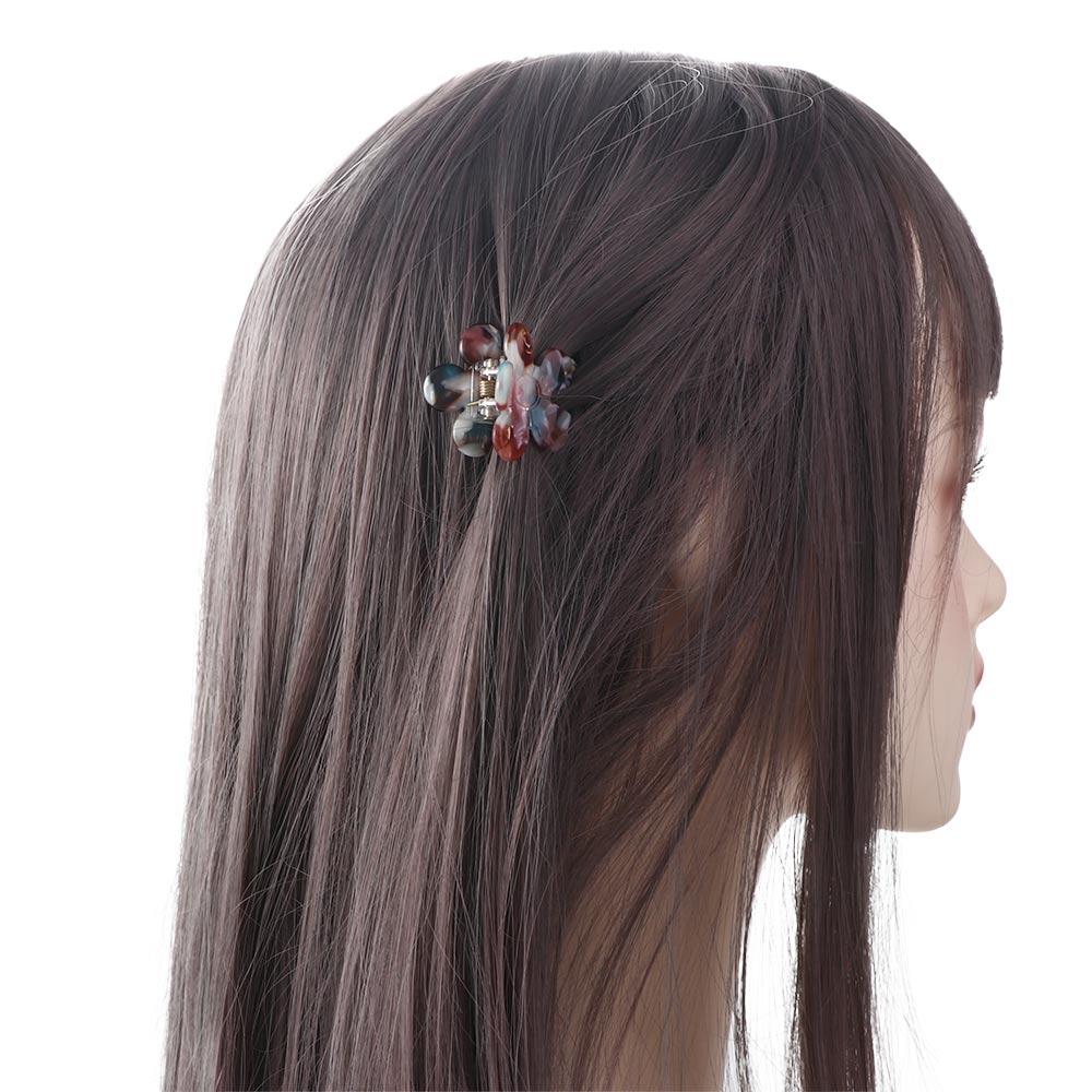 Women Korean style Small Flower grab clip Acetic acid Hair Claw Versatile hairpin Hair accessories