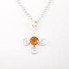 Citrine Gemstone 925 Sterling Silver Jewelry Handmade Pendant For Mother's Day PP-41-4