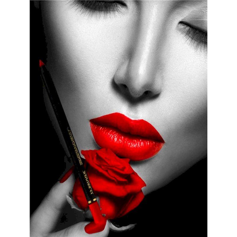 5d Полная Алмазная Картина Сексуальная Леди Мозаика Алмазная Вышивка Черный И Красный Аварийная Картина Настенные Картины