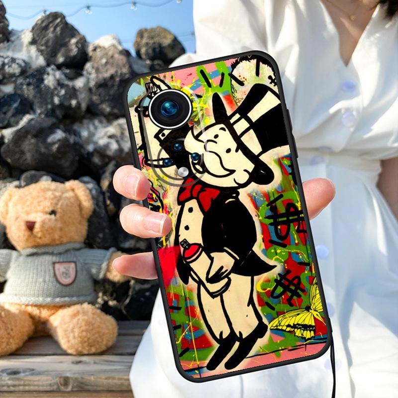 Dollar M-Monopolys Case For Honor Magic 6 Pro 90 70 50 Magic 5 Lite X6 X7 X8 X9 X6a X7a X8a X9a X8b X9b Cover