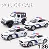 Китайская полицейская машина серии BMW M5 Ford Mustang VW T-ROC Jeep Wrangler Diecasts & Toy Vehicles 1:36 легкосплавных моделей автомобилей с откатным механизмом