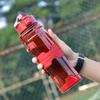 Спортивная бутылка для воды на открытом воздухе, БЕСПЛАТНО BPA, большая емкость для воды с ручкой для переноски, герметичный чайник, портативный кувшин для фитнеса