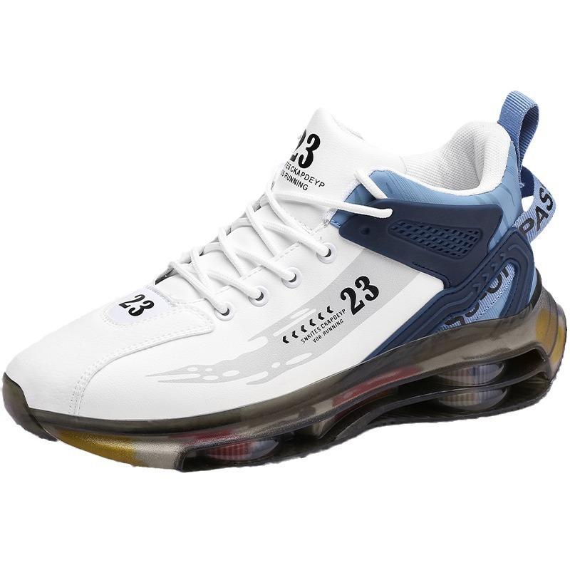 High Quality Autumn and Winter High-top Shoes Men's Velvet Warm Cotton Shoes Large Cotton Sports Shoes Running Shoes Dad Shoes Basketball Shoes