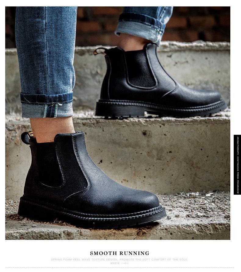 Рабочие ботинки слипоны с защитным подноском от ударов и противоскользящей подошвой - Удобные высокие ботинки с защитой и прочной конструкцией, устойчивой к проколам.