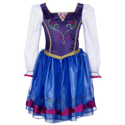 Костюм Анны из мультфильма «Холодное сердце» от Disney Store, размер M с плащом, 4-6X, синий, 63594