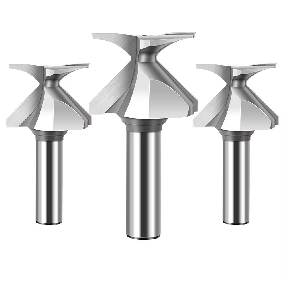 1/2 Inch Shank Arc Bending Integrated Cutter Arc Bending Cutter For Wood Door/Wall Cabinet