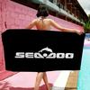 S-Sea D-Doo Seadoo Микрофибра Пляжное полотенце Впитывающее Быстросохнущее Мягкое Йога Плавание Курорт Альпинизм Полотенце