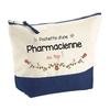 Trousse de maquillage - PLANETEE - Pharmacienne au Top - Grand format - Coton - Impression HD (Fabriquée en France)