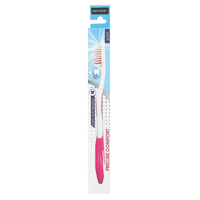 Toothbrush, Sence, Precise Comfort, For Effective Cleaning, Moi Toothbrush, Pink Color