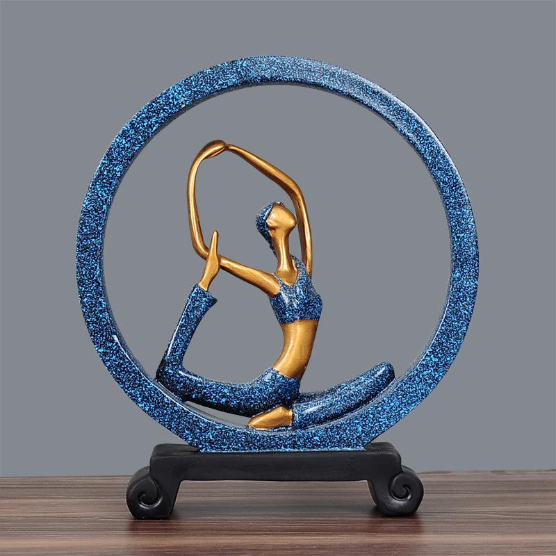 Modern Sleek and Unique Window Space Yoga Studio Ornaments Work Desk Decoration Home Living Room Wine Cabinet TV Cabinet Crafts