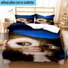 3PCS Mysterious Little Monster 3pcs Bedding,Including 3PCS Duvet Cover And 2pcs Pillowcases Perfect for Christmas,Ideal for Bedroom, Dormitory