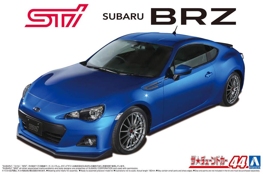 Aoshima Bunka Kyozaisha The Tuned Car Series Subaru STI ZC6 SUBARU BRZ 2012 Пластиковая модель 1/24 № 44