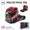 Ббураго 1:43 Транспортное средство передняя часть Volvo FH16Globetrotter 750XXL модель имитация модель автомобиля сплав автомобиль игрушка мужская коллекция