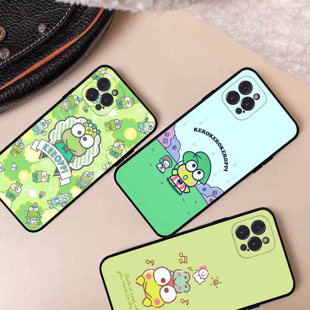 Cute Cartoon K-Keroppis For Iphone 17 16 15 14 11 12 13 Pro Max Plus Case Cute Art Phone Cover