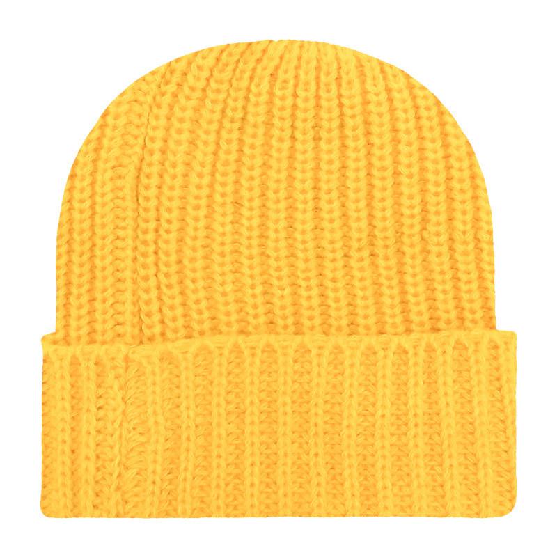 Womens Knitted Striped Beanie Thickened Warm Coldresistant Winter Snowfield