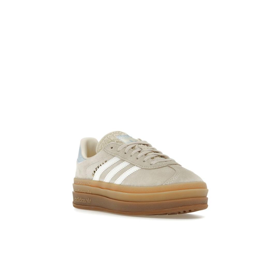Adidas Детские кроссовки Gazelle Bold J Wonder White Clear Sky Cream Cloud-White JH5540