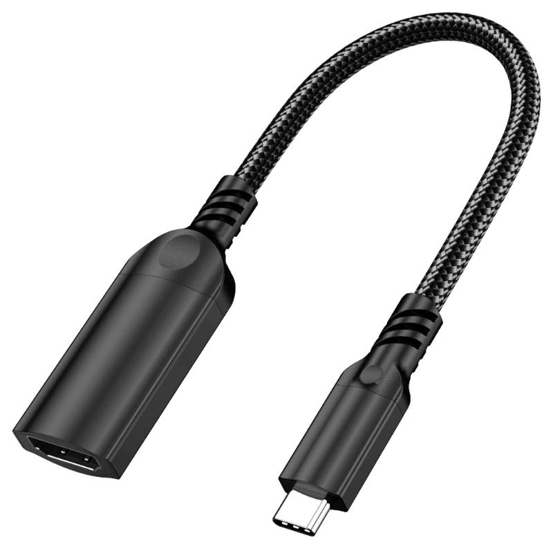 Type C To HDTV-compatible Converter Cable 4096x2160 60Hz/30hz 4K Output For USB C Laptops And Displays