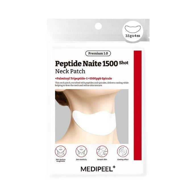 MEDIPEEL Премиум 1.0 Пептидный Найт 1500 Зарядов Патч для Шеи 3,5 г x 4 шт.