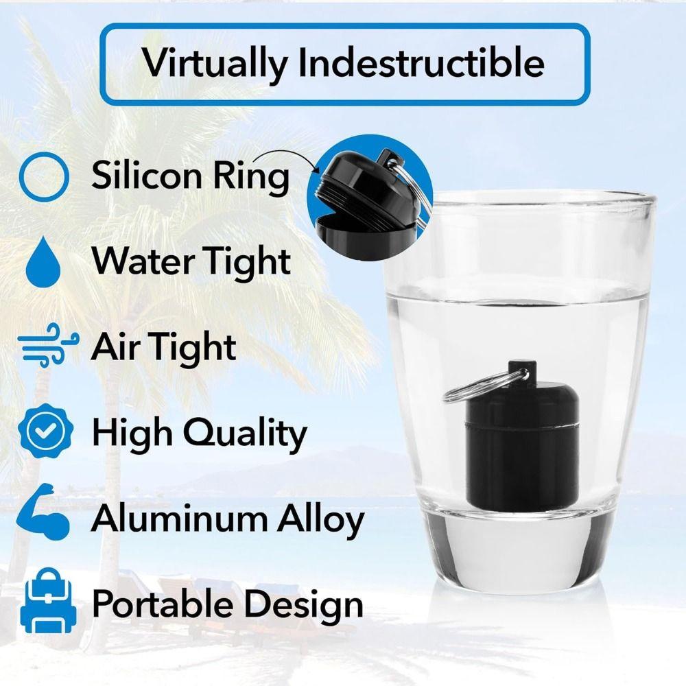 Новая маленькая таблетница Мини-контейнер для лекарств Держатель для таблеток Брелок Футляр для таблеток Альпинизм