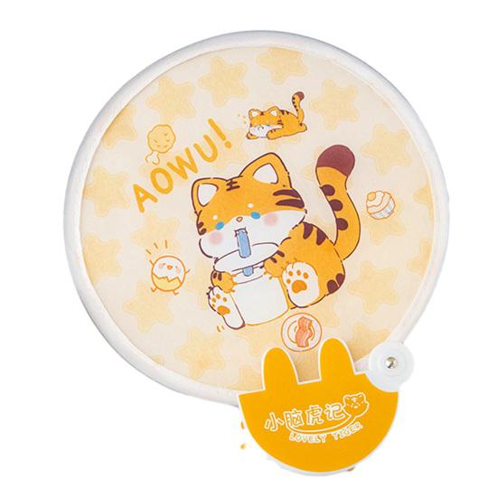 Прекрасное круглое украшение с различными узорами, жаркое лето, охлаждающий детский складной вентилятор, товары для дома