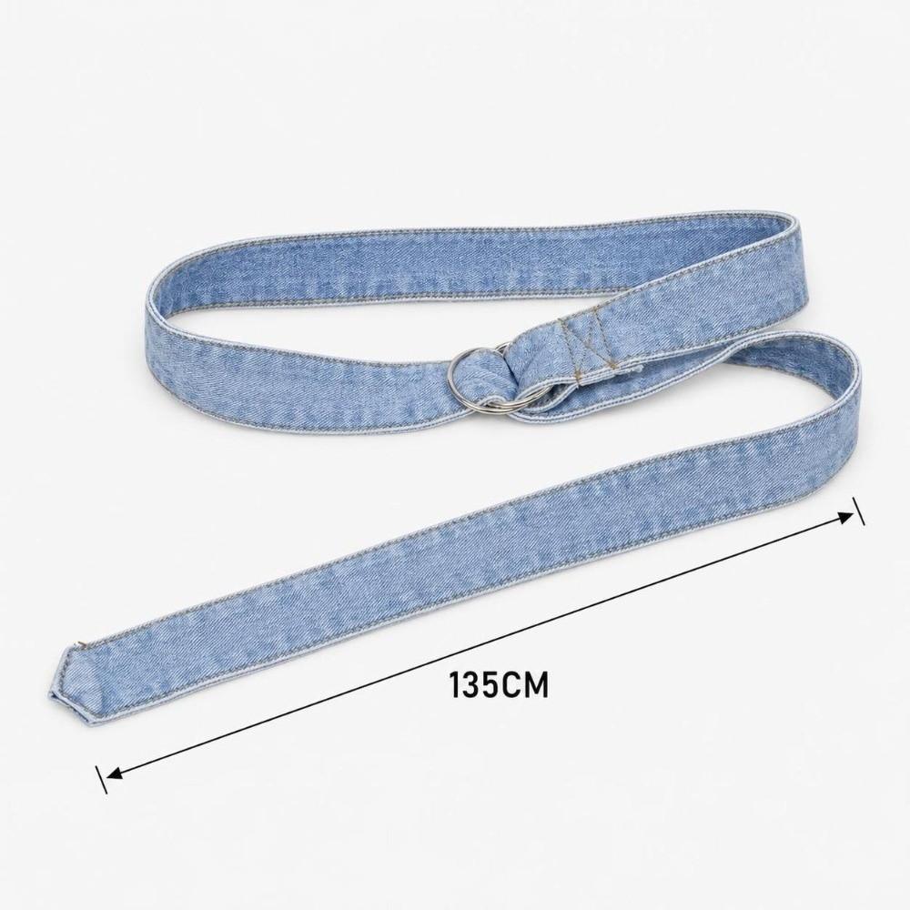 Adjustable Decorative Strap Belt 4cm Wide Dress Belt Casual Denim Waist Belt