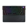 ASUS ROG Azoth Extreme Gaming Keyboard, 75% Layout, Hot-Swap Support, 3-Layer Silencing Design, OLED Touchscreen + 3-Way Knob, Aluminum Alloy Case