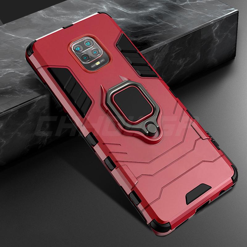 Чехол для Xiaomi Redmi 9, противоударный защитный чехол с магнитным кольцом на палец, чехол для телефона Redmi 9A 9C Note 9S 9 Pro Max, автомобильный держатель-подставка, чехол, чехол, чехол в виде ракушки