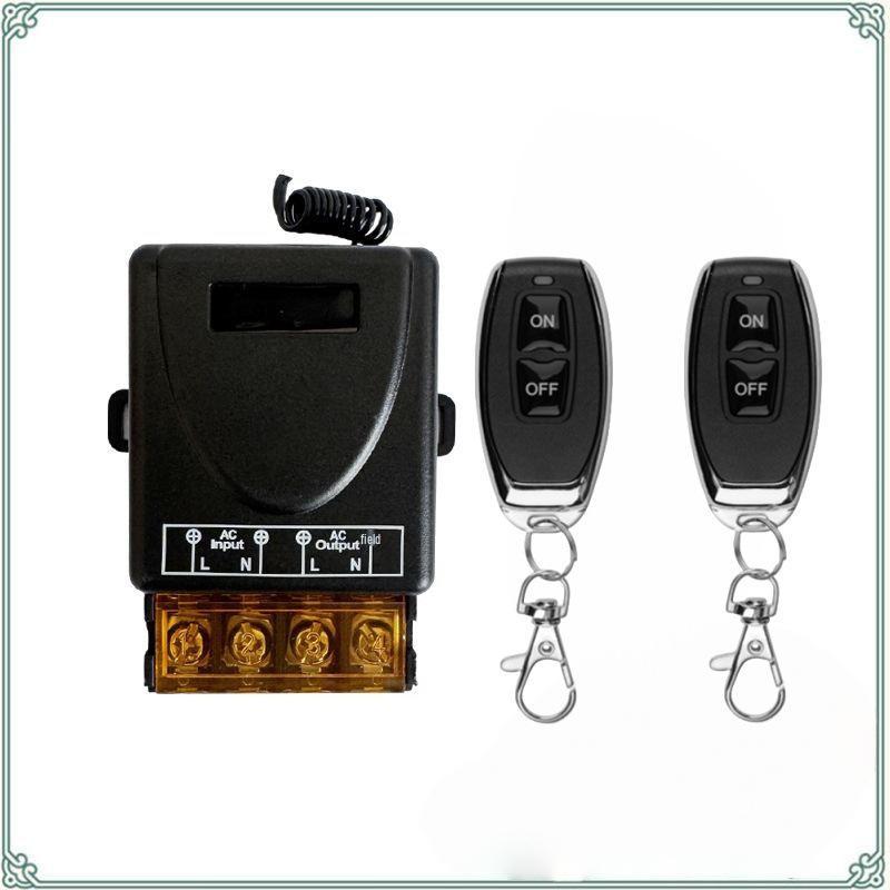 Беспроводной пульт дистанционного управления 220 В 30 А для водяного насоса, двигателя, кухонной вытяжки, вытяжного вентилятора и распылителя.