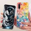 Transparent Casing For Xiaomi Mi9 Lite Case Cute Cat Fashion Butterfly Funny Cool Painted Cover M1904F3BG