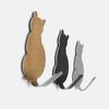 2Pcs Bathroom Storage Holder Cat Pattern Stainless Steel Kitchen Hanger Self-adhesive Hooks Towel Racks Door Clothes Wall Hanger