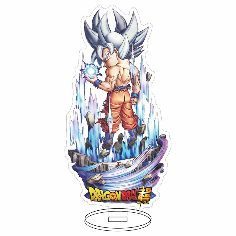 Аниме Dragon Ball Z Акриловая подставка Супер Сайян Сон Гоку Гохан Веджета Гогета Тракс Фриза Замасу Шенрон Пикколо Фигурка Игрушка Кукла