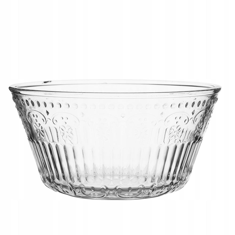 Karen Glass Fluted Ribbed Salad Bowl,, 1-Piece
