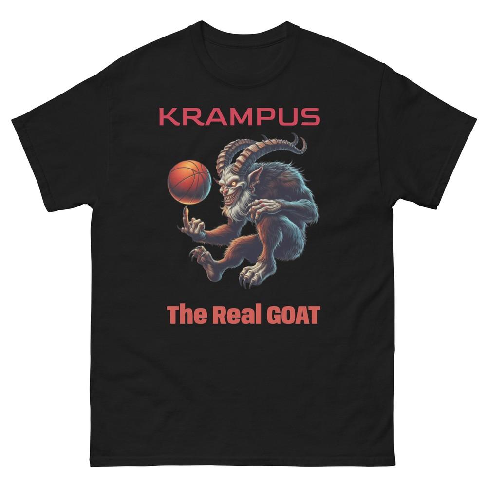 KRAMPUS: The Real GOAT Unisex Classic Tee (multiple colors & sizes) Funny Shirts Unisex T-Shirt