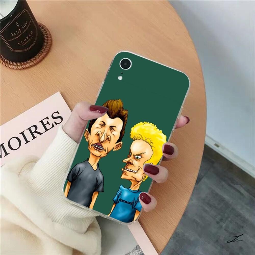 Чехол для телефона Beavis And Butthead для iPhone 8 7 6 6S Plus X SE 2020 XR XS 14 11 12 13 Mini Pro Max Чехол для мобильного телефона