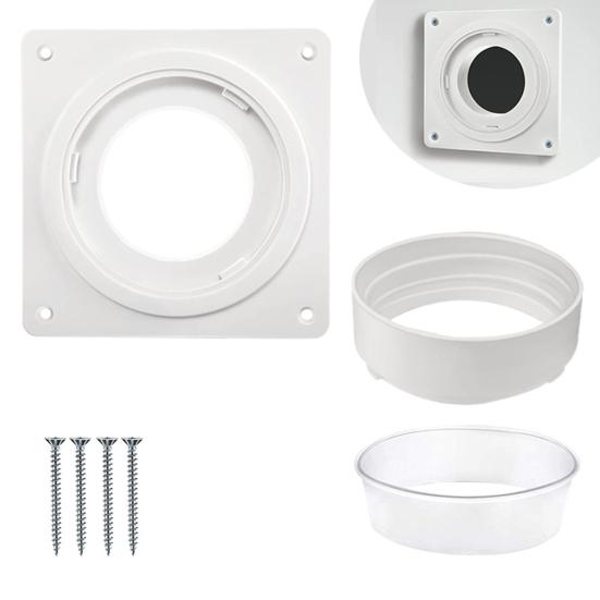 Комплект окон с сухой вентиляцией и вентиляционным шлангом для сушилки Регулируемые вентиляционные панели для оконной сушилки Быстрая установка Надежный комплект оконных вентиляционных отверстий