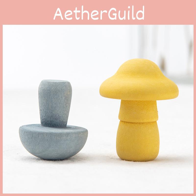 Ранняя деревянная игра-гриб для детей для развития концентрации и мозга