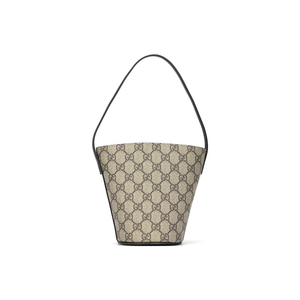 Gucci GG Canvas Ladybug Kids Bucket Bag Beige Red Daily Shopping 666277-20QBN-8320