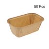 50PCS Film Coating Disposable Cupcake Paper Cup Non-stick Muffin Cupcake Liner  Oven