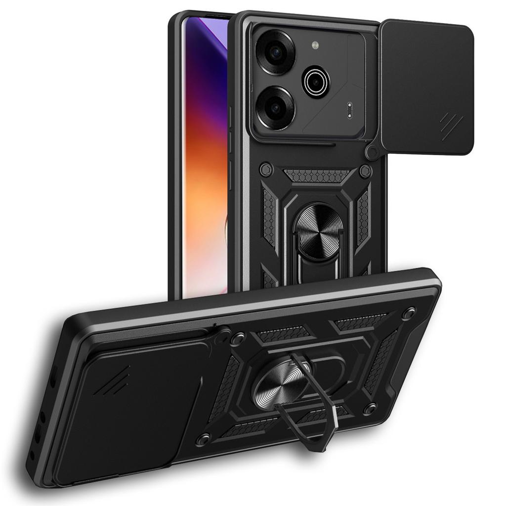Защитный чехол для камеры Tecno POVA 6 Pro Pova6 TECNO POVA 5 Armor Hybrid Ring Back Cover