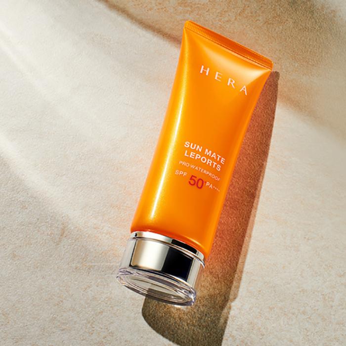 Hera Sun Mate Leports Pro Водостойкий солнцезащитный крем SPF50+ PA++++ 70 мл – Длительная защита от УФ-излучения для улицы, Корейский