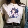 Новая Мода Новая Аниме Футболка Мультяшная Кочо Шинобу Футболка Женская Харадзюку Уличная Одежда Футболка Повседневные Топы Футболки