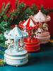 Christmas Decorations Carousel Octagonal Box Christmas Music Box Carousel Romantic Luxury Carousel Toys Children's Birthday Gift