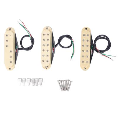 Набор звукоснимателей Single Coil 3 шт. Звукосниматели для грифа, середины и бриджа для гитары Stratocaster