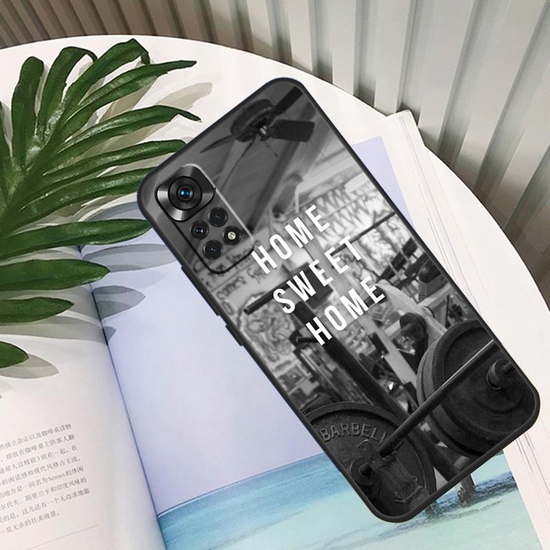 Motivational Gym Fitness Funda For Xiaomi Redmi Note 14 10 11 12 13 15 Pro Plus Case For Redmi 15 15C 14C 12C 10C 13C