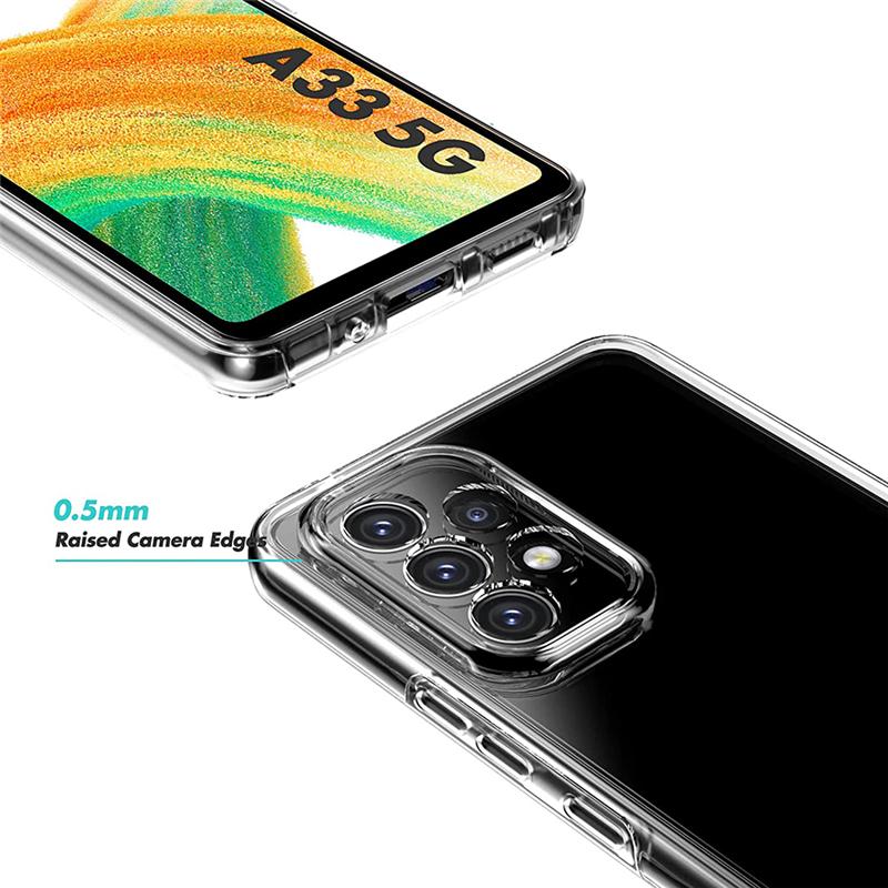 Двойной прозрачный силиконовый чехол на 360° для Samsung Galaxy A53 A73 A33 A22 A13 A52S A12 A51 S21 S22 Redmi Note 11 10C iPhone 13 12 11 Pro Max передняя задняя крышка