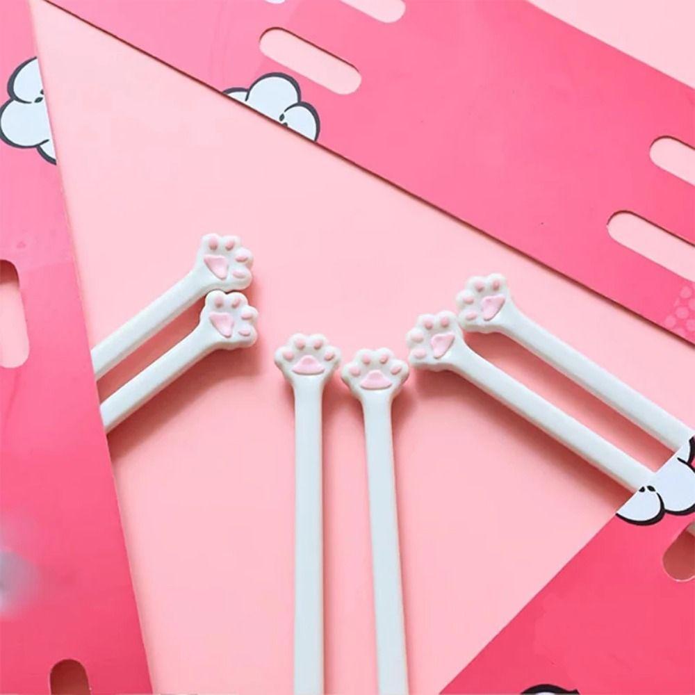 Reusable Cute Eating Chopsticks Comfortable Grip Pink Paw Food Clip  Cooking Tools